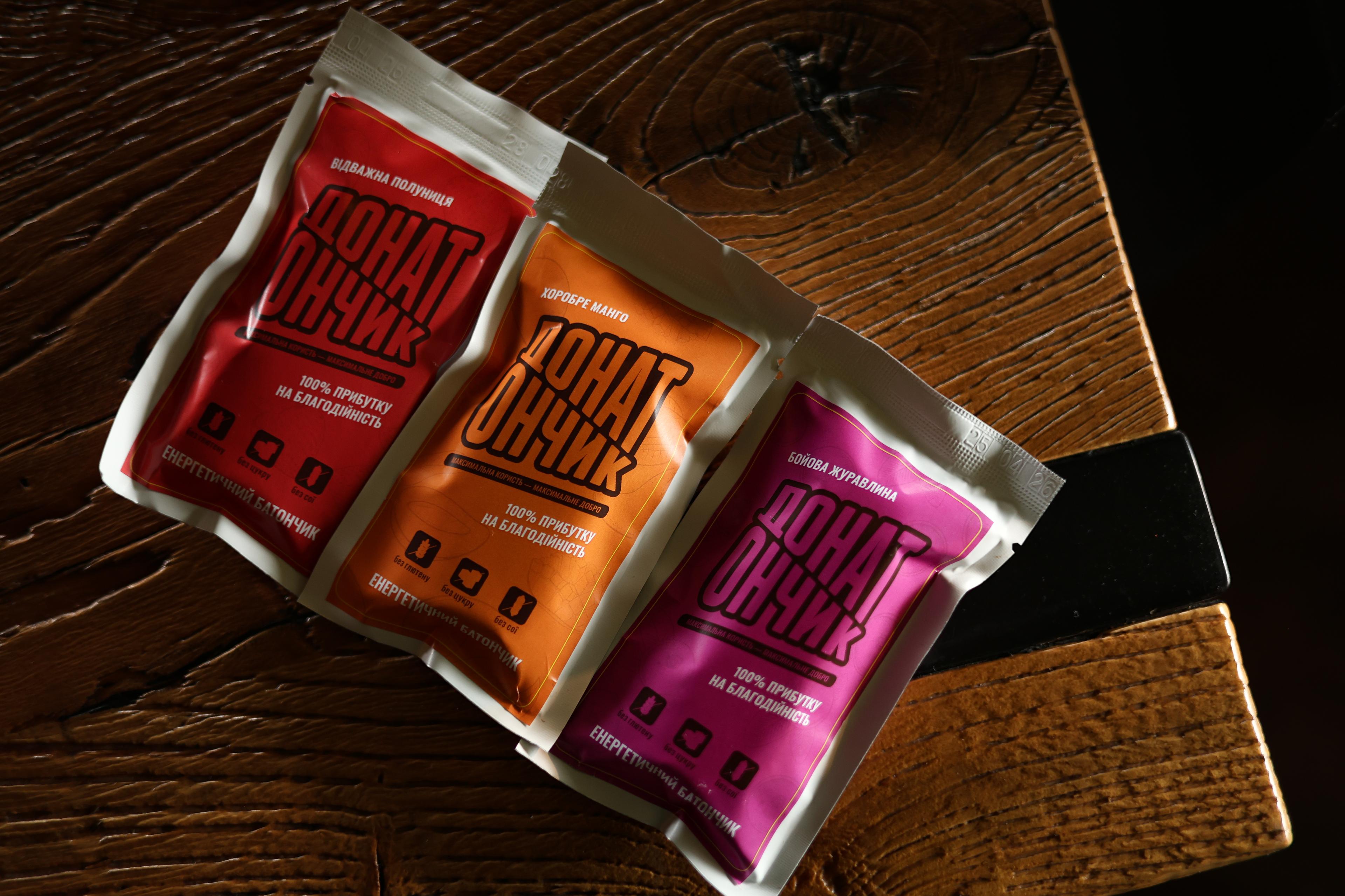 Благодійний батончик «Донатончик»